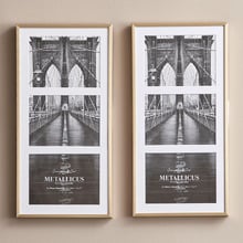 Amara 5 x 7" 3 Slot Collage Photo Frames (Set of 2)